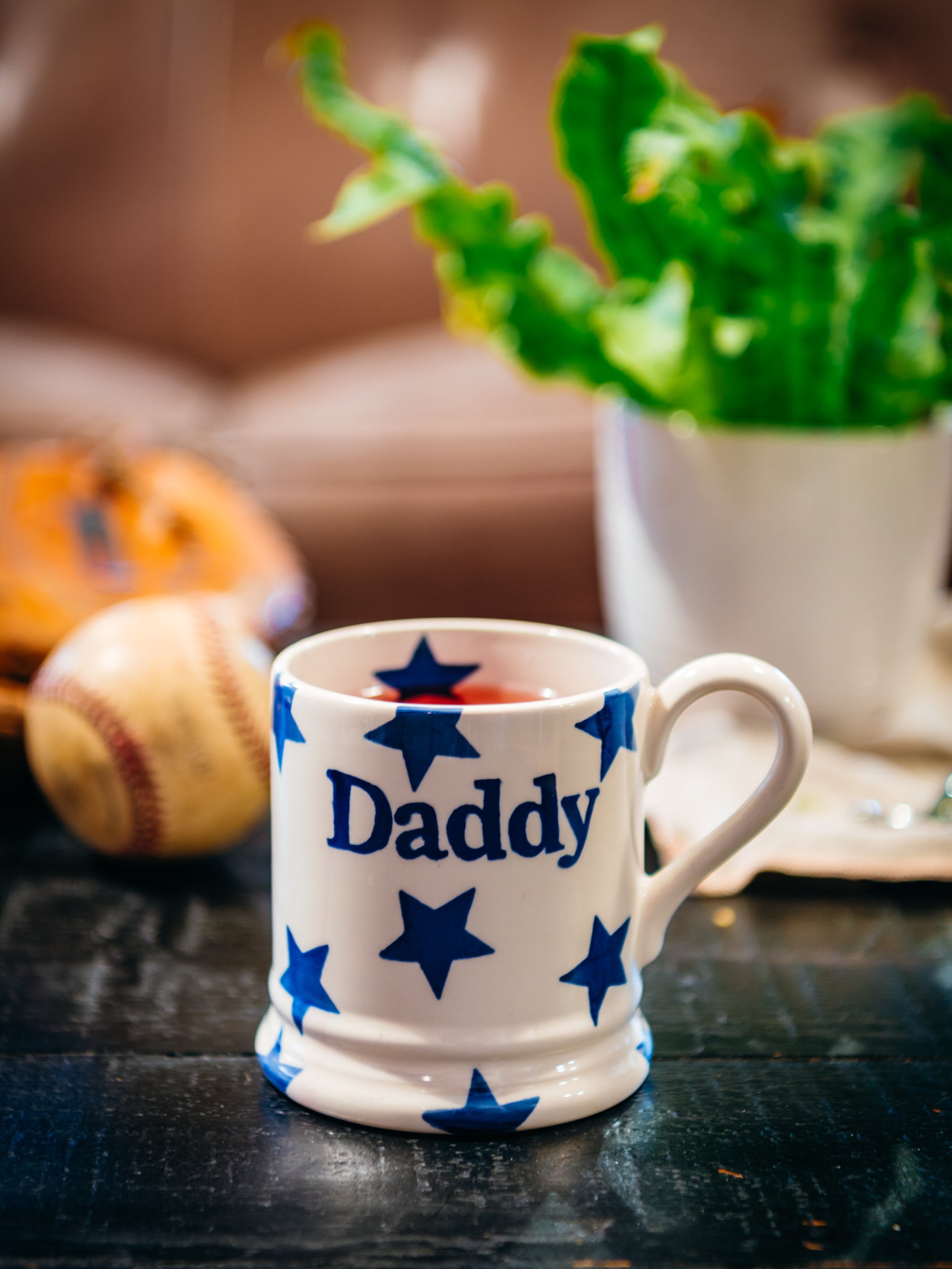 Shop Emma Bridgewater Blue Star Boxed Daddy Half Pint Mug at WT