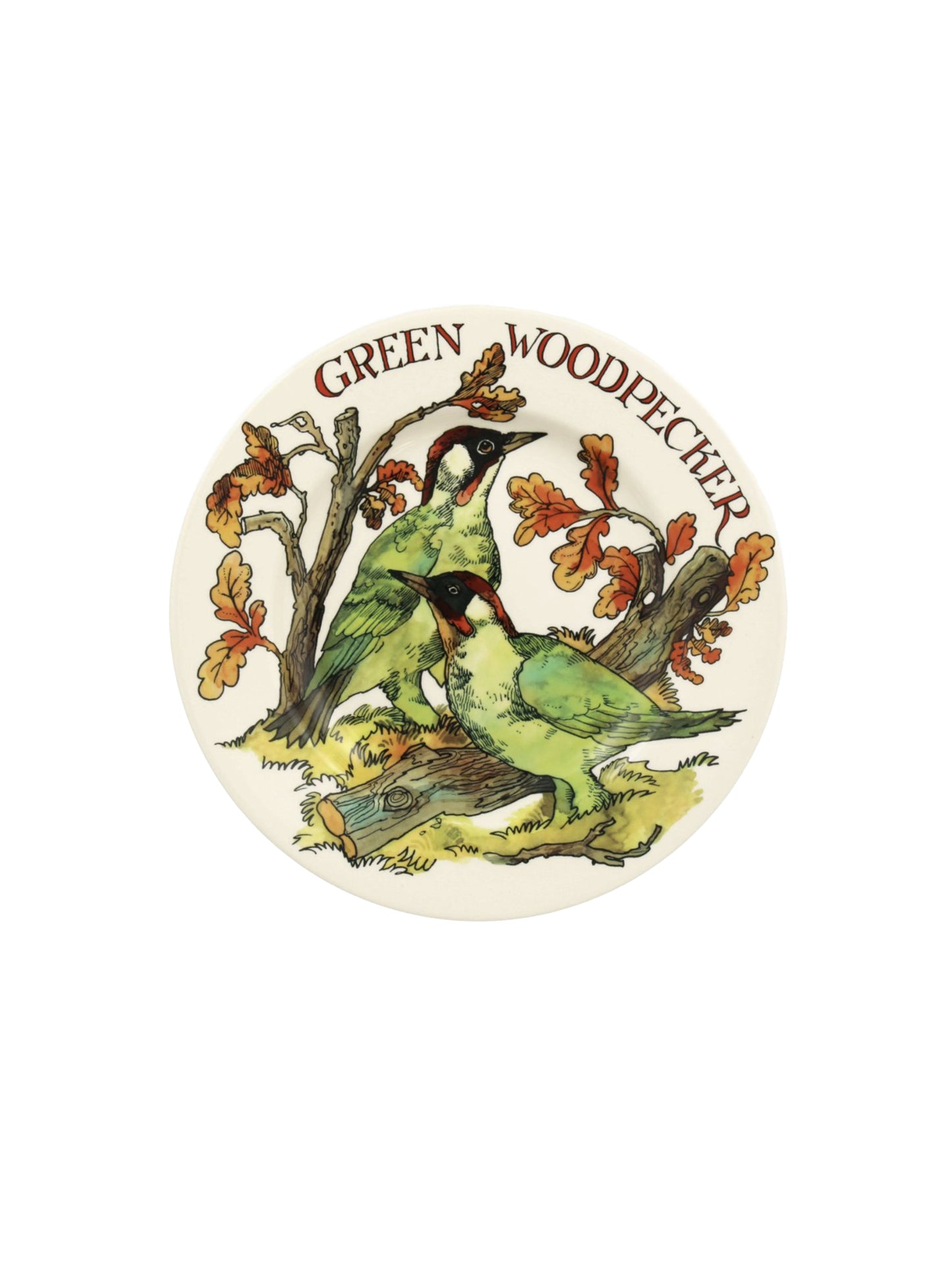 Emma Bridgewater Green Woodpecker 8.5 Inch Plate Weston Table