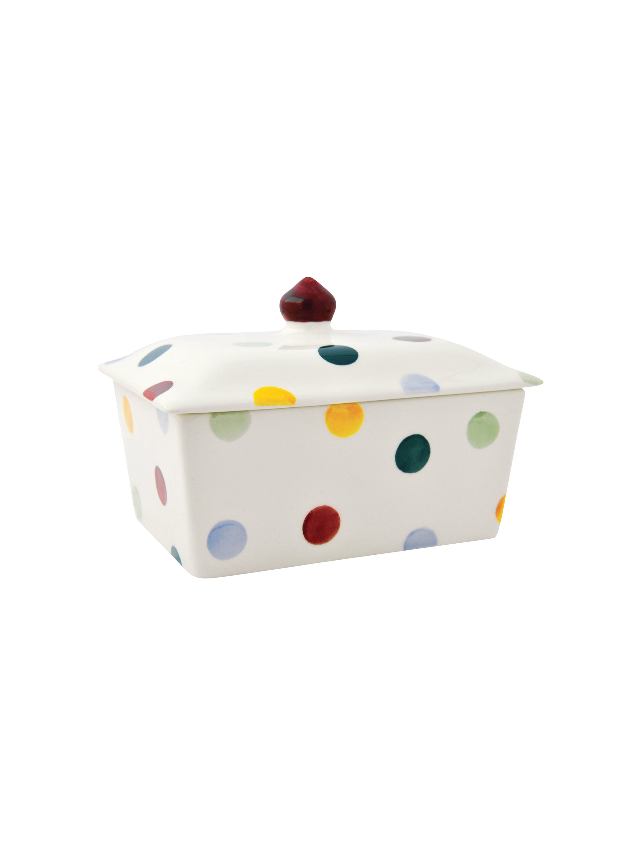 Emma bridgewater polka dot shop butter dish