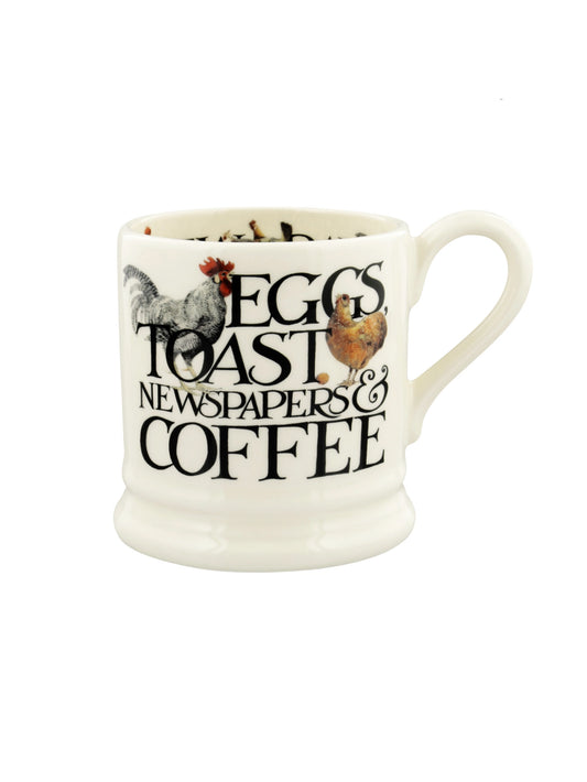 Emma Bridgewater Rise and Shine Eggs & Toast Half Pint Mug Weston Table