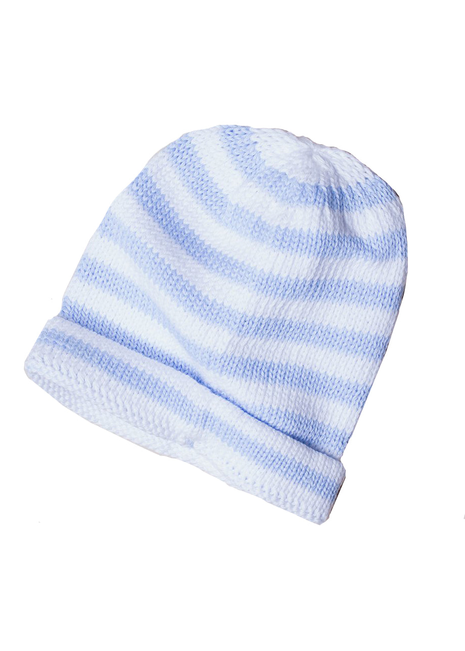 Estella Baby Organic Newborn Knit Striped Hat Weston Table