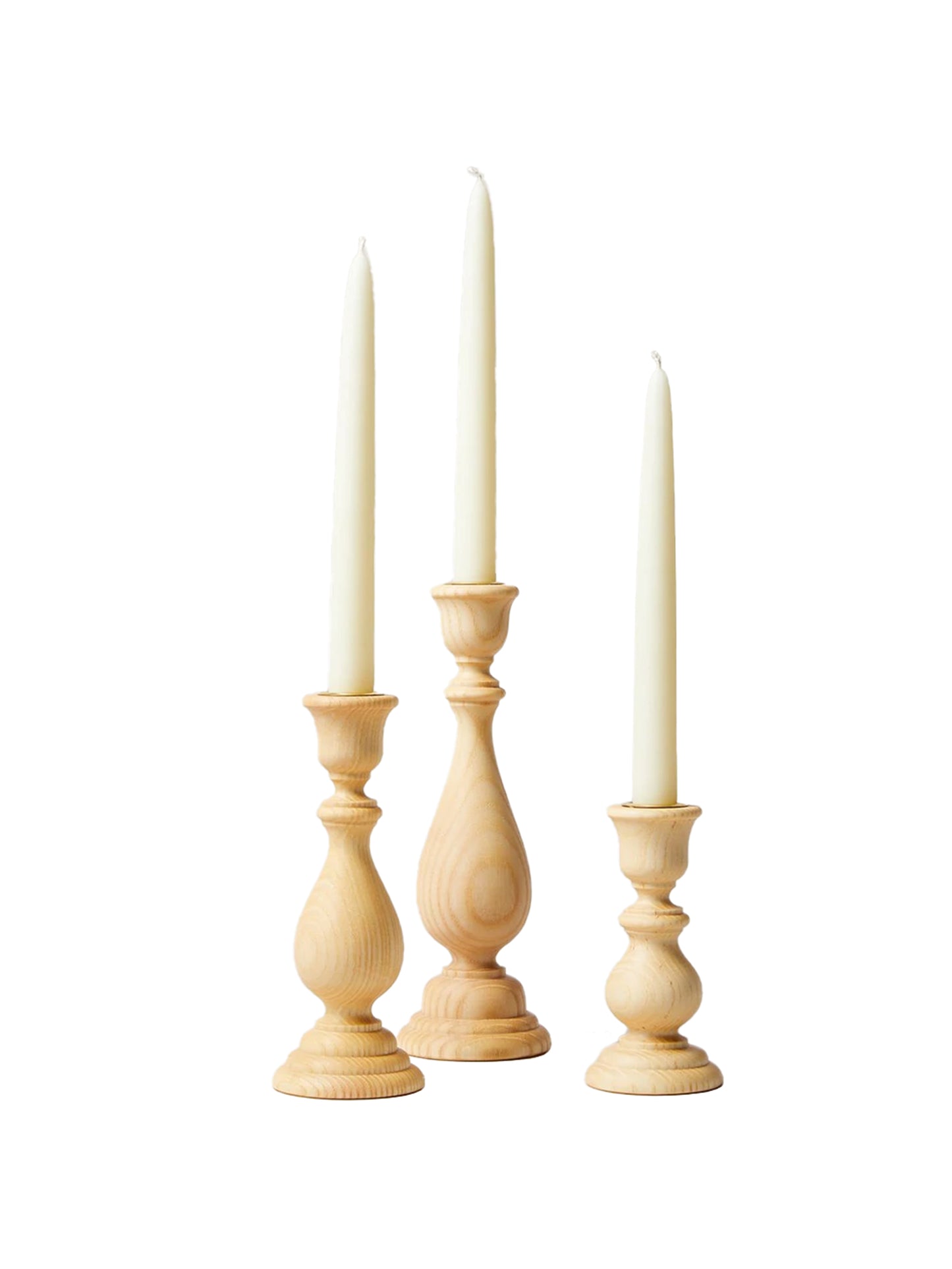 Farmhouse Pottery Essex Candlestick Natural Set Weston Table