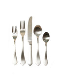 Farmhouse Pottery Essex Flatware Brushed Silver Weston Table