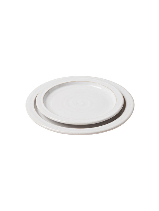 Farmhouse Pottery Silo Salad Plate White Weston Table