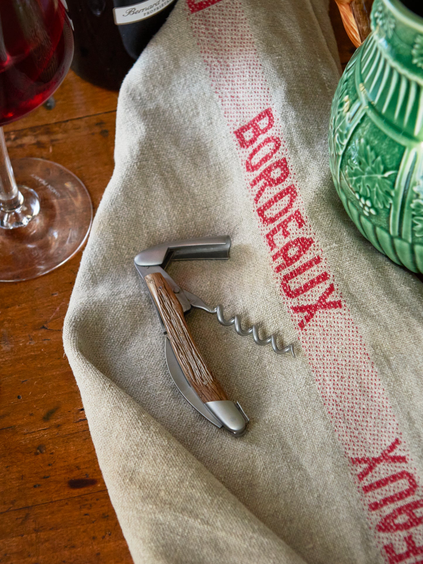 Forge de Laguiole Oak Bark Corkscrew Weston Table