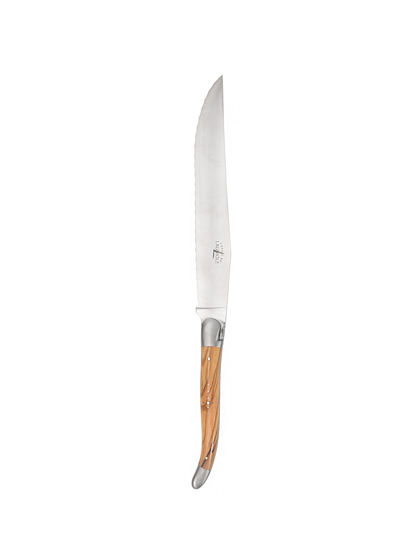 Forge de Laguiole Olive Wood Traditional Bread Knife Weston Table