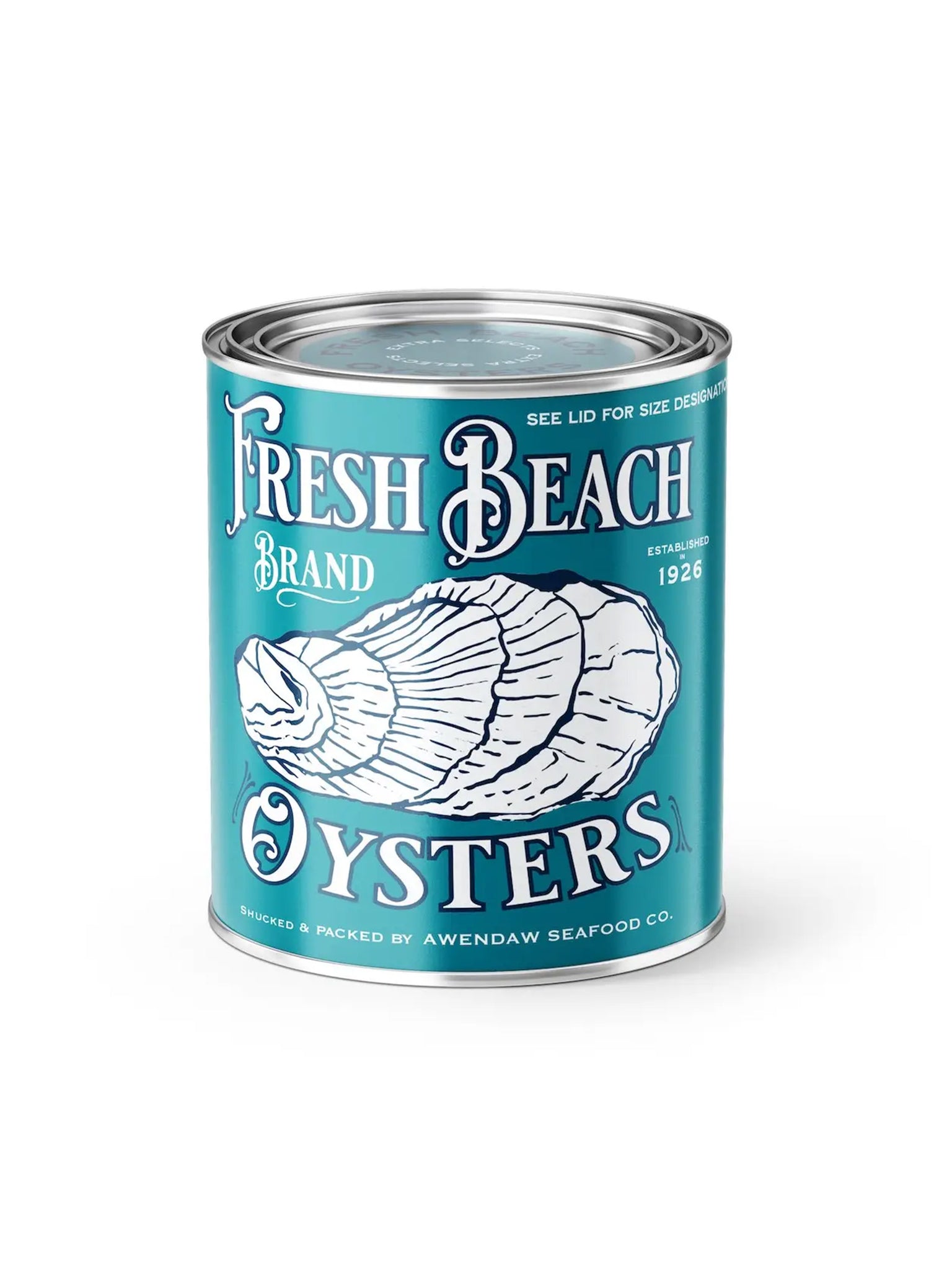 Fresh Beach Vintage Oyster Style Candle Weston Table