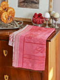 Garnier-Thiebaut Geraniums Kitchen Towel Weston Table