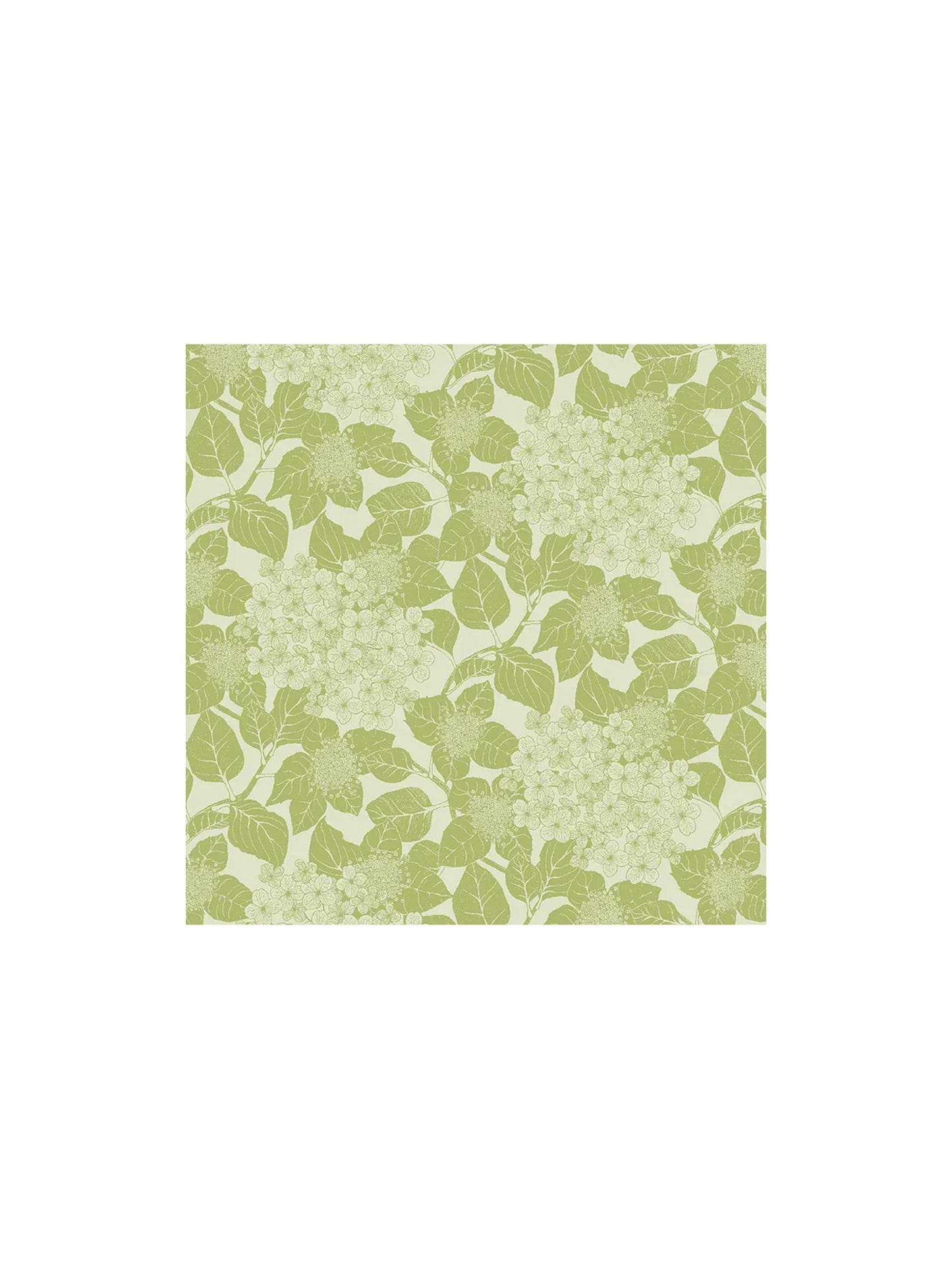 Garnier-Thiebaut Hydrangea Green Napkins Weston Table