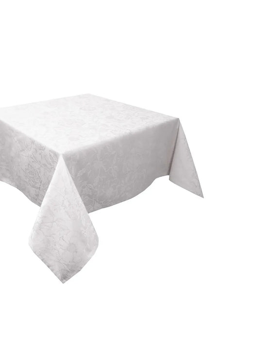 Garnier-Thiebaut Mille Charmes Blanc Coated Tablecloth Weston Table