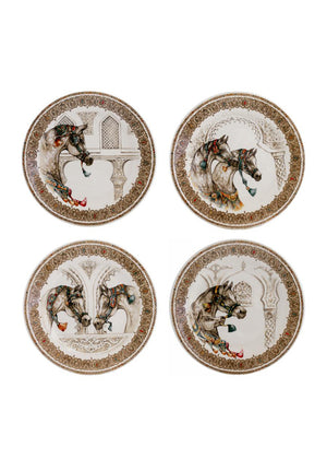  Gien Chevaux du Vent Salad Plate Set  Weston Table 