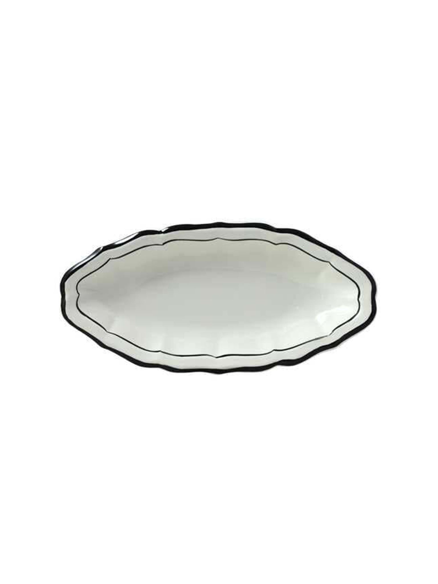 Gien Filet Midnight Pickle Dish Weston Table