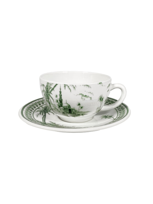 Gien Les Depareillees Vue Orient Tea Cup and Saucer Weston Table