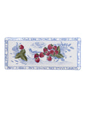 Gien Oiseau Blue Fruits Oblong Tray Weston Table