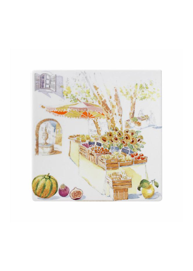 Gien Provence Square Plate Small Weston Table