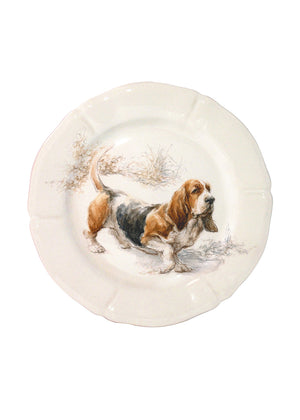  Gien Sologne Dog Salad Plates 