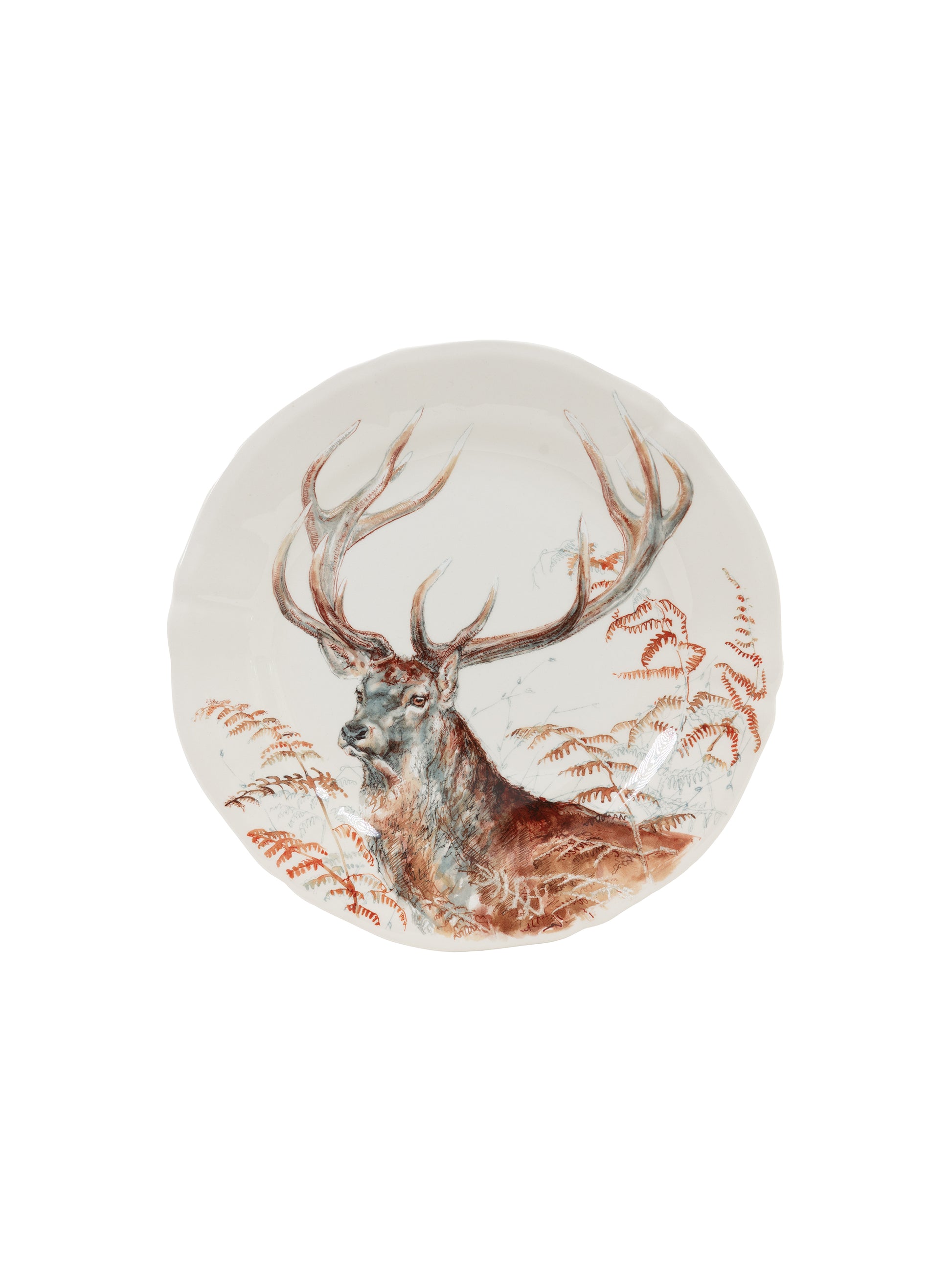 Gien Sologne Stag Salad Plate Weston Table