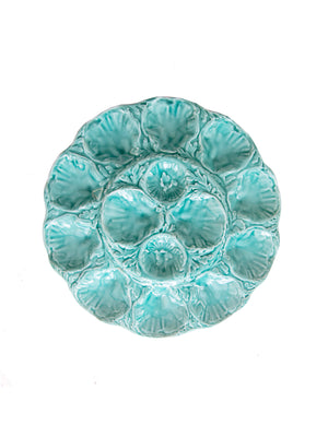  Gien Turquoise Master Oyster Platter Weston Table 