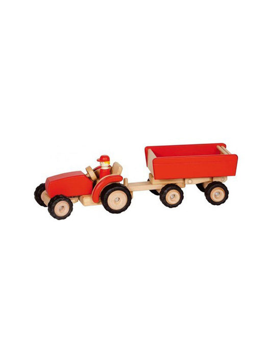 Goki Red Tractor with Trailer Weston Table 