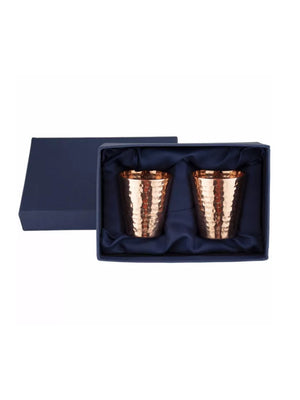  Hammered Copper Shot Glass Set Weston Table 