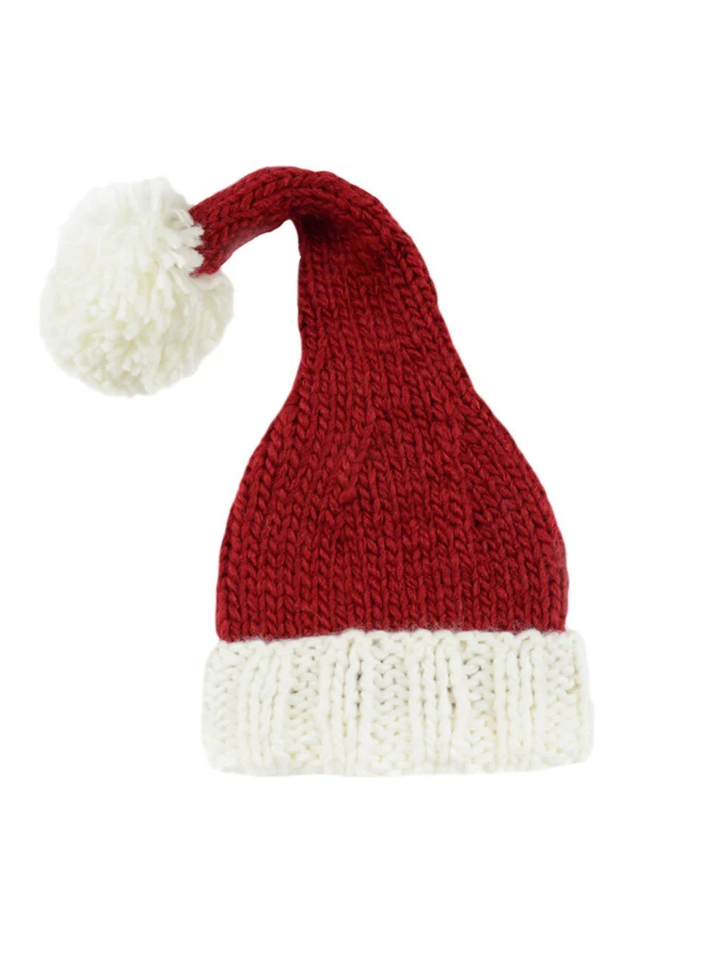 Santa Hand Knit Hat Weston Table