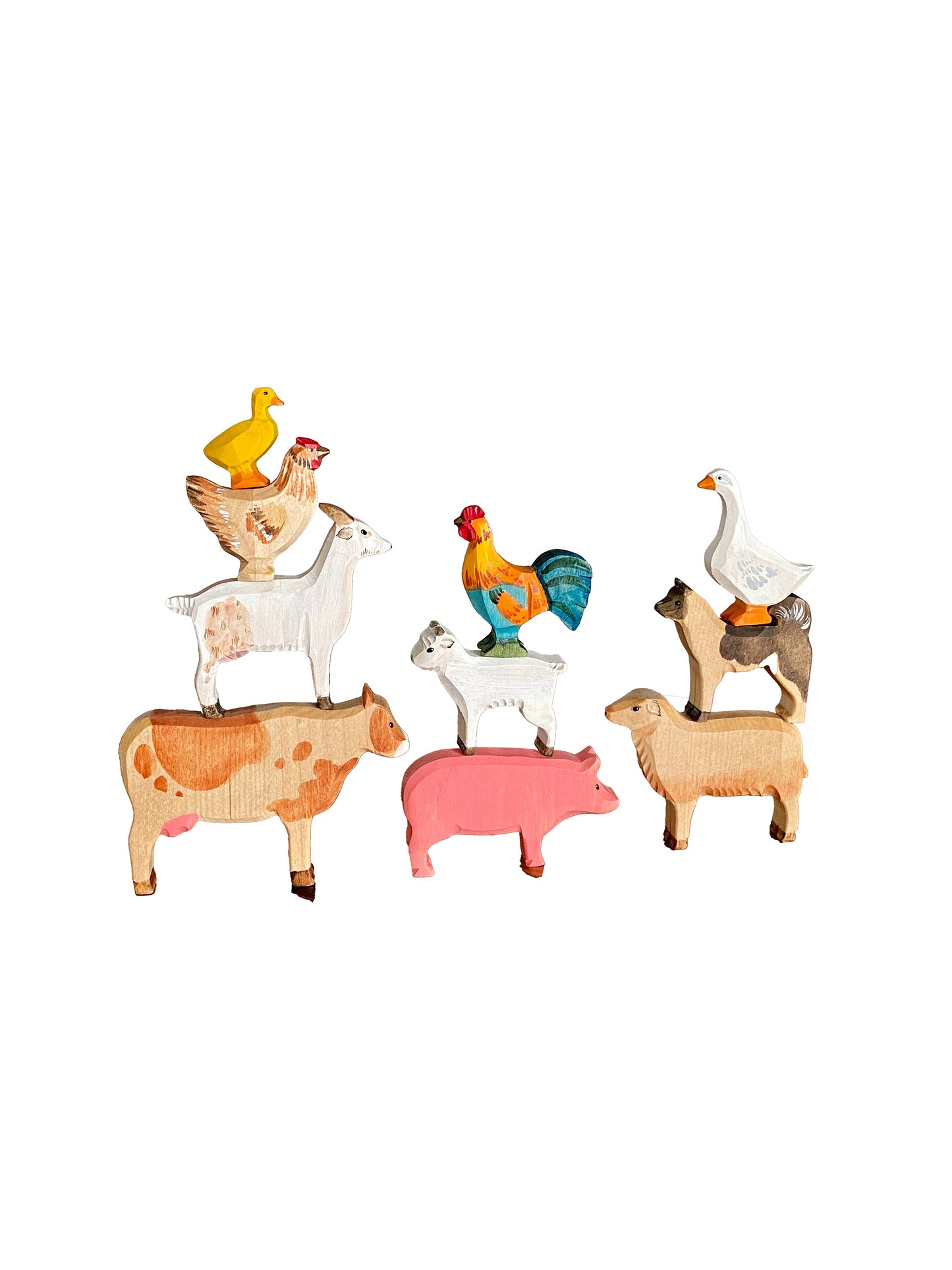 Heirloom Wooden Farm Animal Set Weston Table