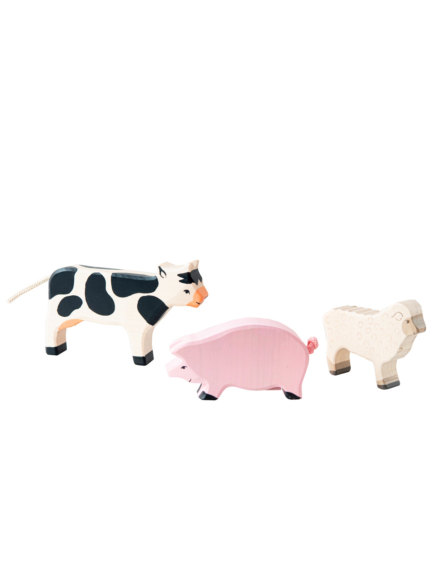 Red Tractor and Farm Animals Cow Weston Table