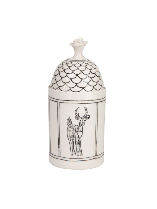 Hope + Mary Woodland Animal Sugar Jar Deer Weston Table