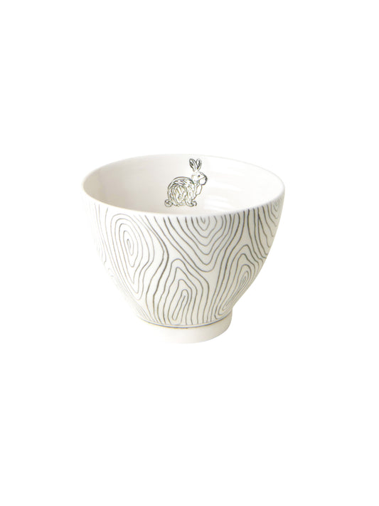 Hope and Mary Woodland Animal Bowl with Bark Rabbit Weston Tabel