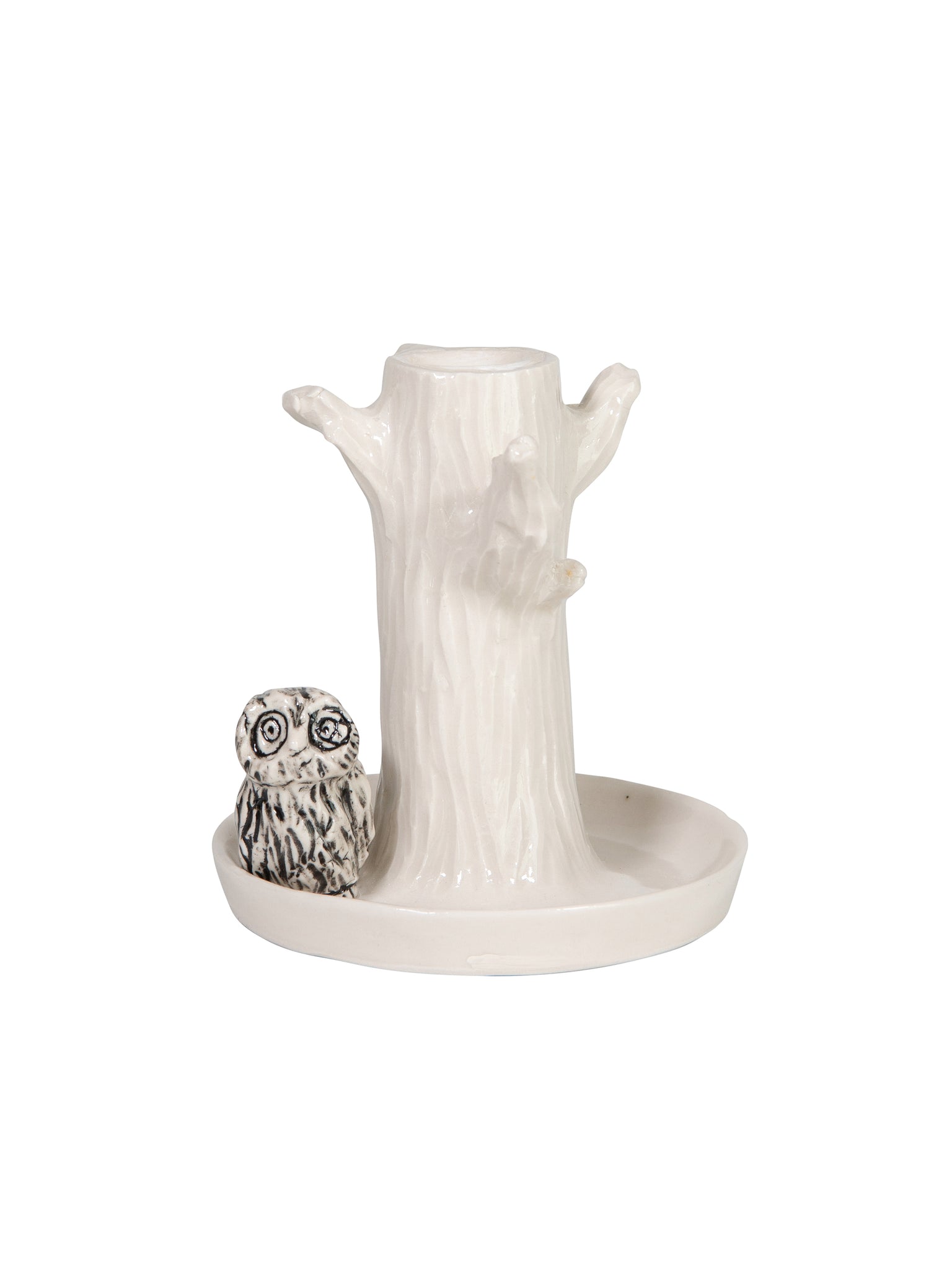 Hope and Mary Woodland Animal Candlestick Owl Weston Table