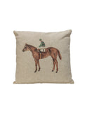 Horse and Jockey Throw Pillow Weston Table