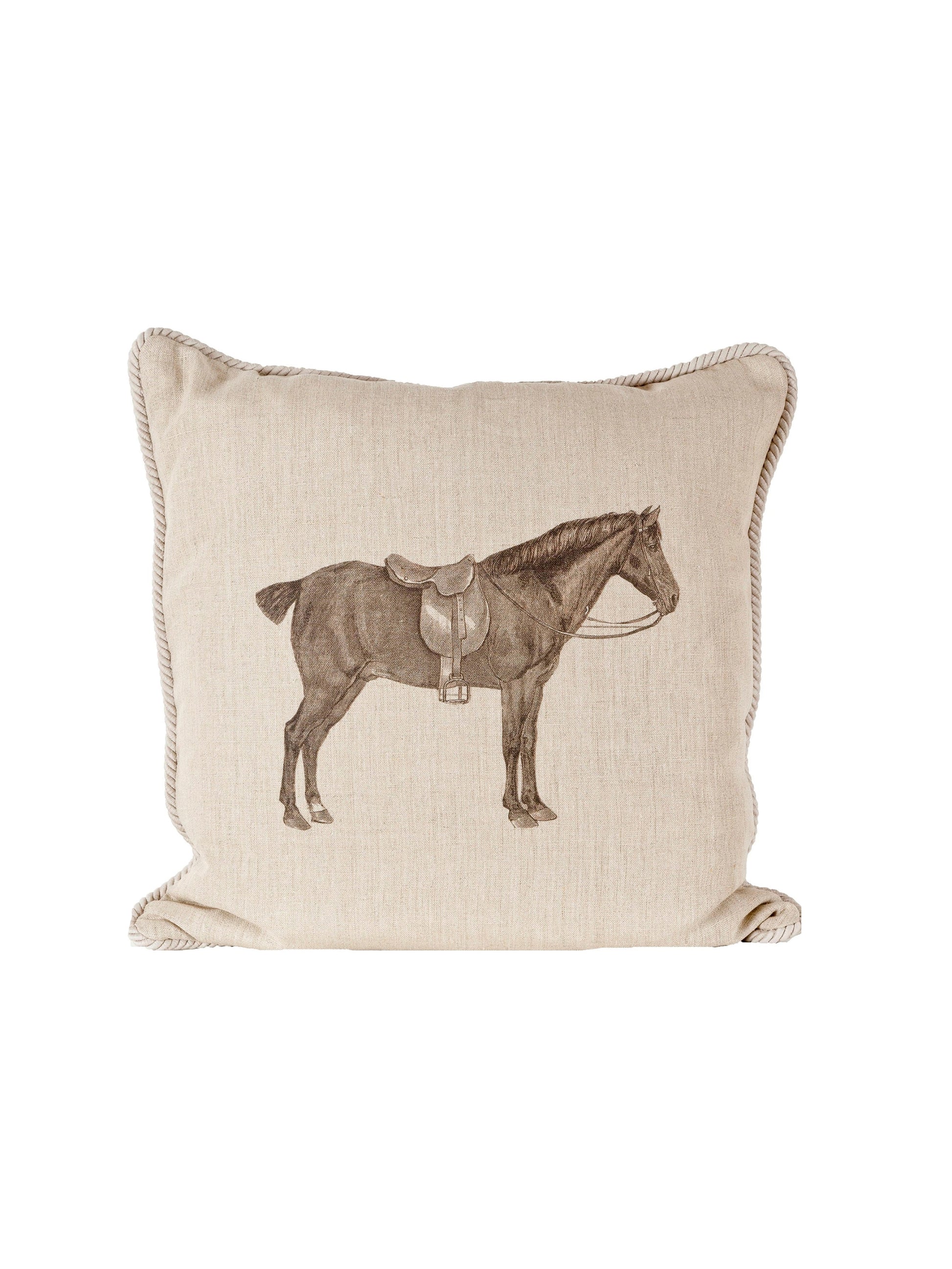 Horse and Saddle Down Pillow Weston Table