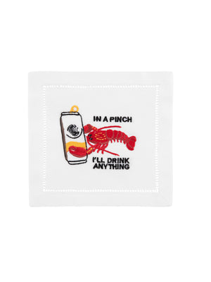  Lobster In A Pinch Cocktail Napkin Set Weston Table 