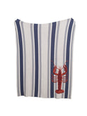 In2Green Eco Lobster Stripe Throw Slate Weston Table