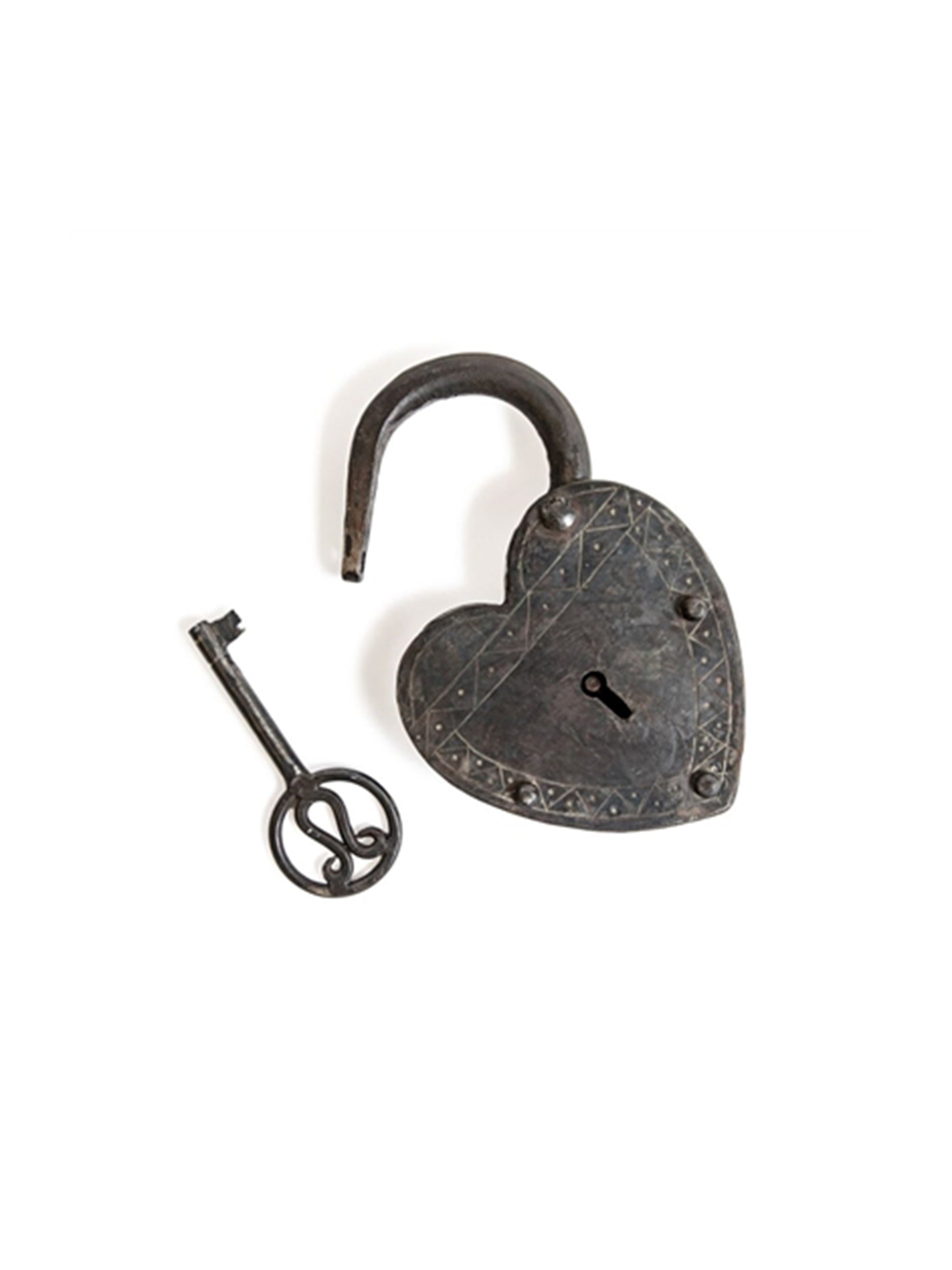 Iron Heart Lock & Key Weston Table