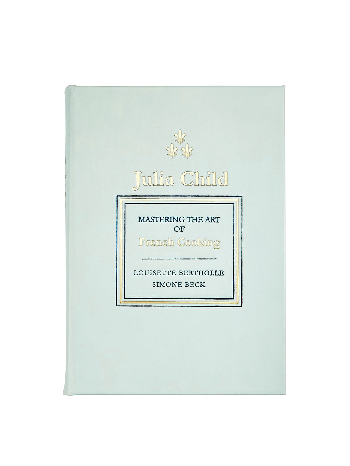 Julia Child Mastering Art of French Cooking Leather Bound Edition Weston Table