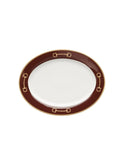 Julie Wear Cheval Chestnut Brown Platter Weston Table