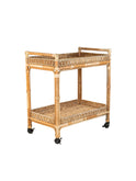 Juliska Provence Rattan Bar Cart Weston Table