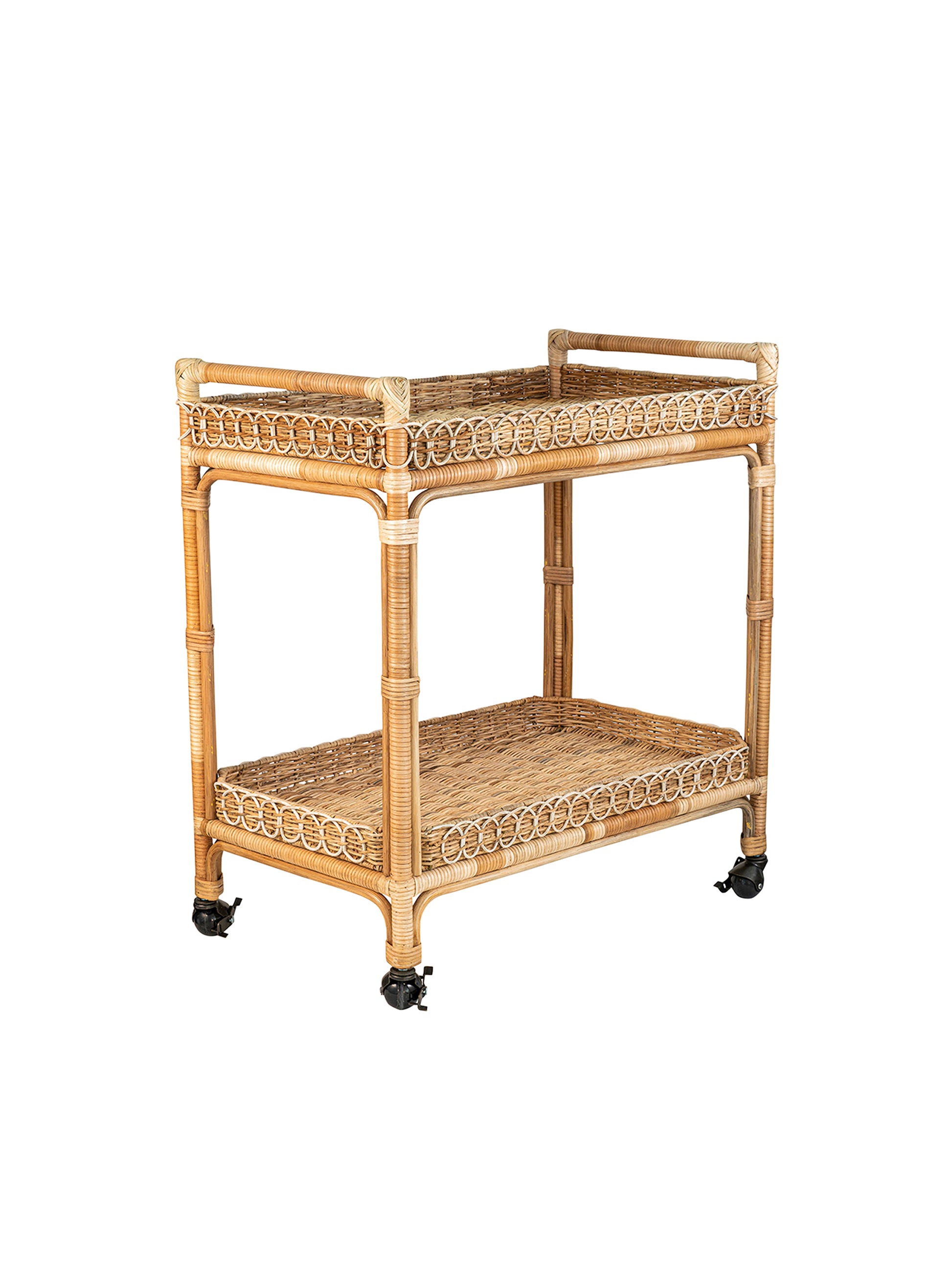 Juliska Provence Rattan Bar Cart Weston Table