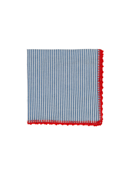 Seersucker Cloth Napkins, Set of four - Cloth Napkins