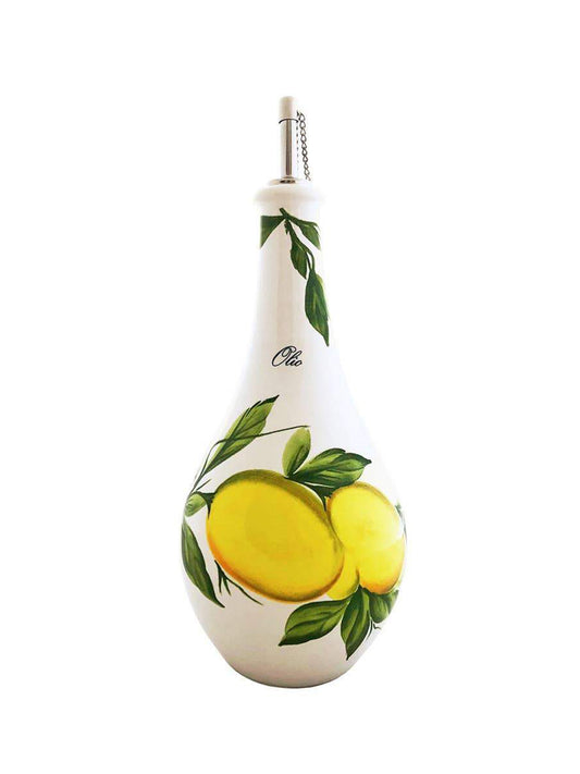 Sorrento Lemon Olive Oil Bottle Weston Table