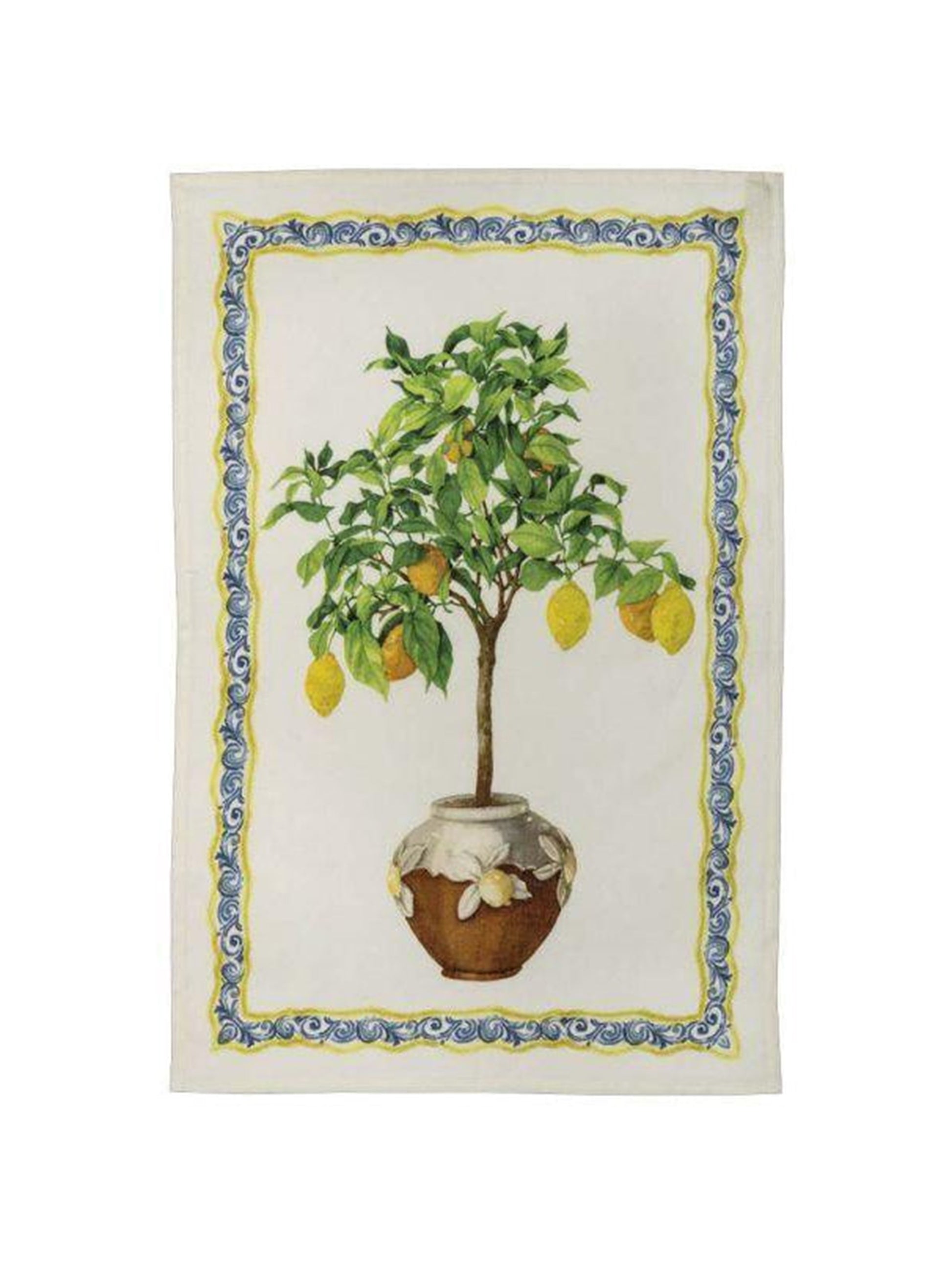 Lemon Tree Linen Kitchen Towel  Small Weston Table