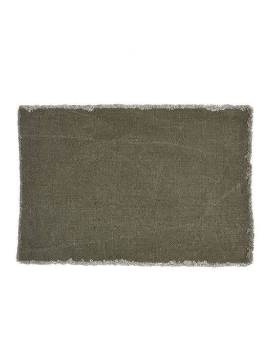 Libeco Pacific Linen Placemats Miliaire Weston Table