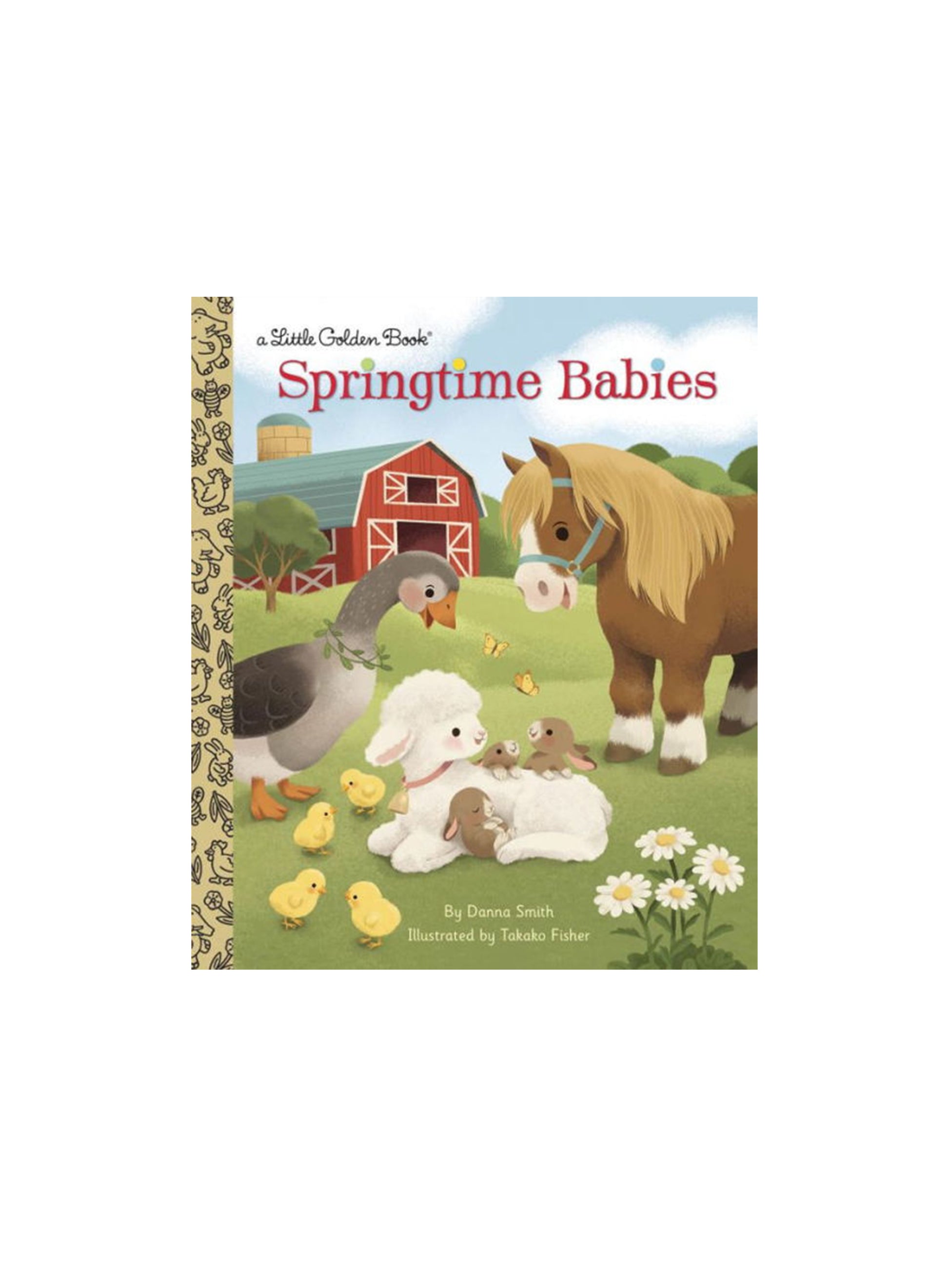 Little Golden Book Springtime Babies Weston Table