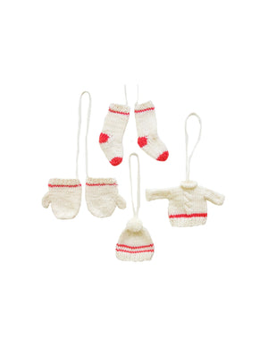 Little Knits Holiday Ornament Set Weston Table 