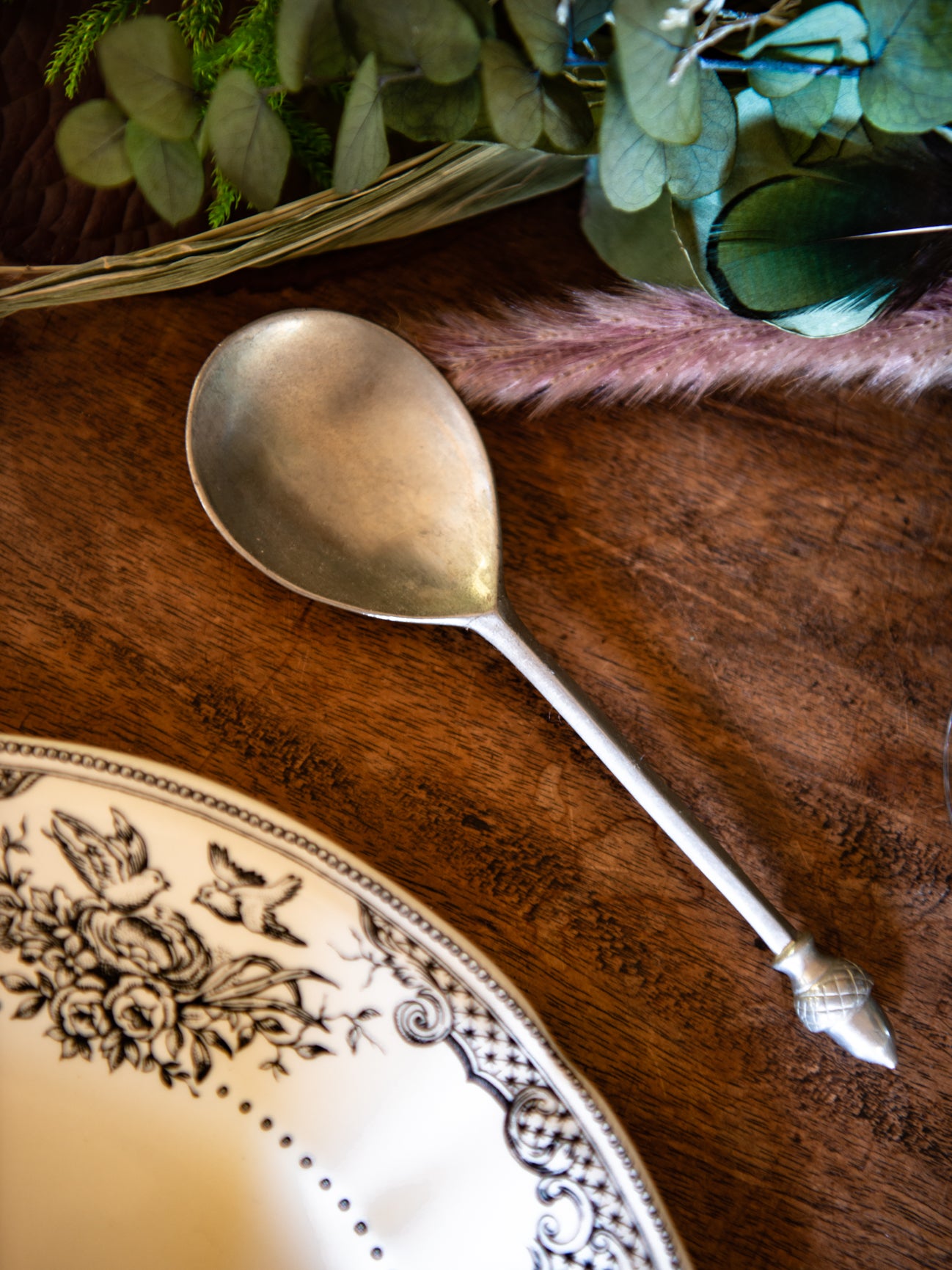 MATCH Pewter Acorn Spoon Weston Table