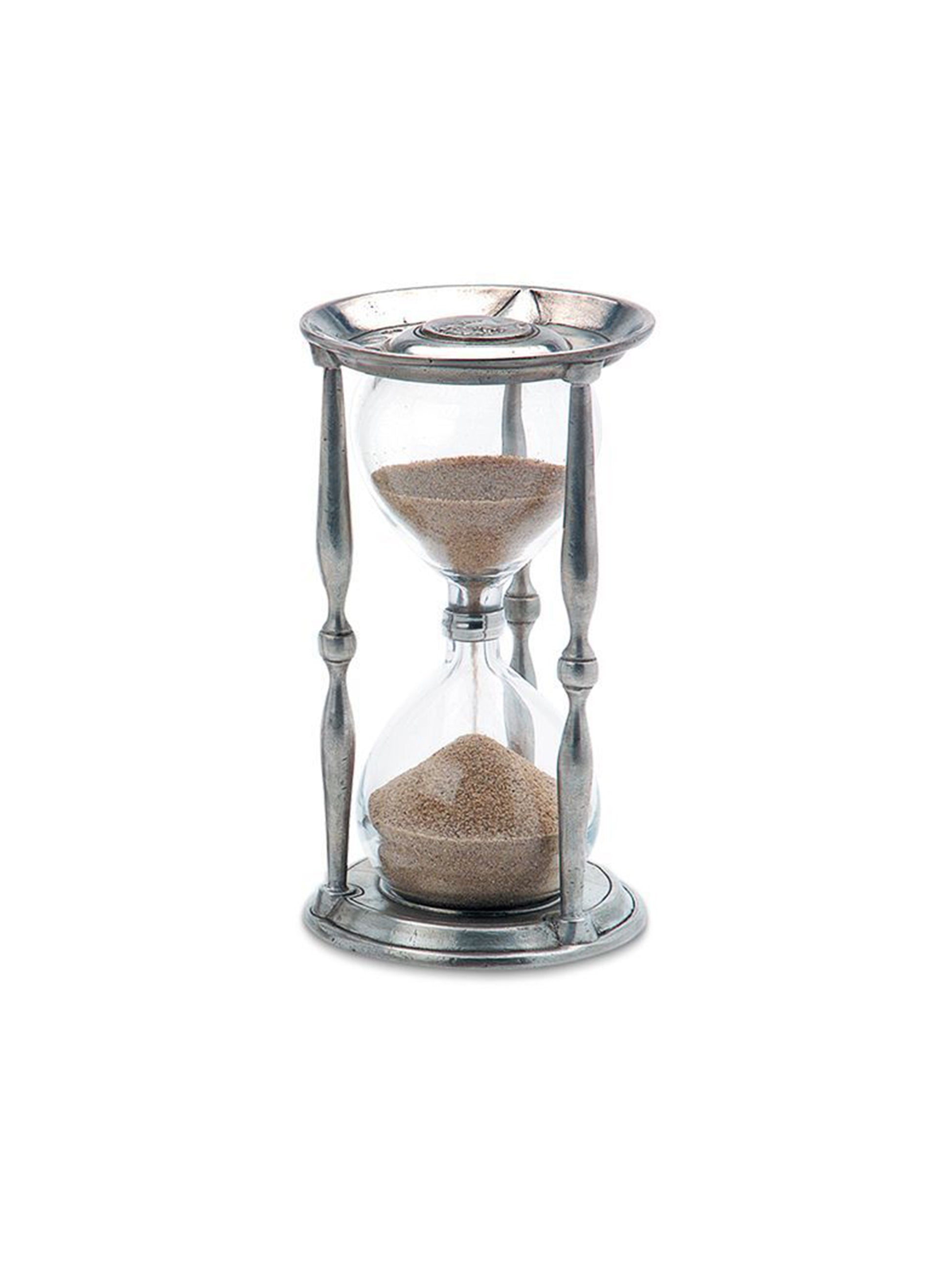 MATCH Pewter Ancient Coin Hourglass Weston Table
