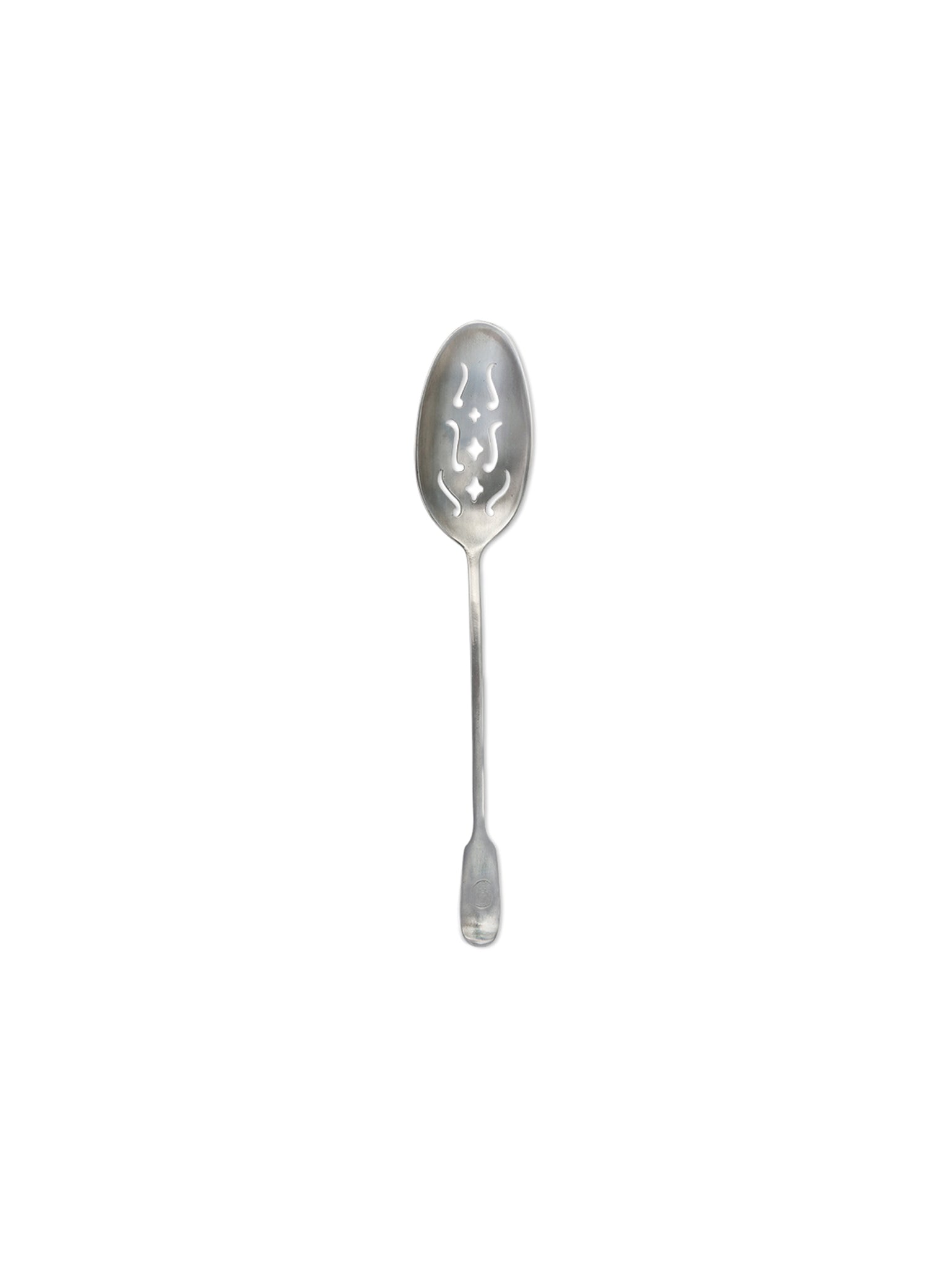 MATCH Pewter Antique Slotted Spoon Weston Table