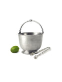 MATCH Pewter Bar Ice Bucket with Tongs Weston Table