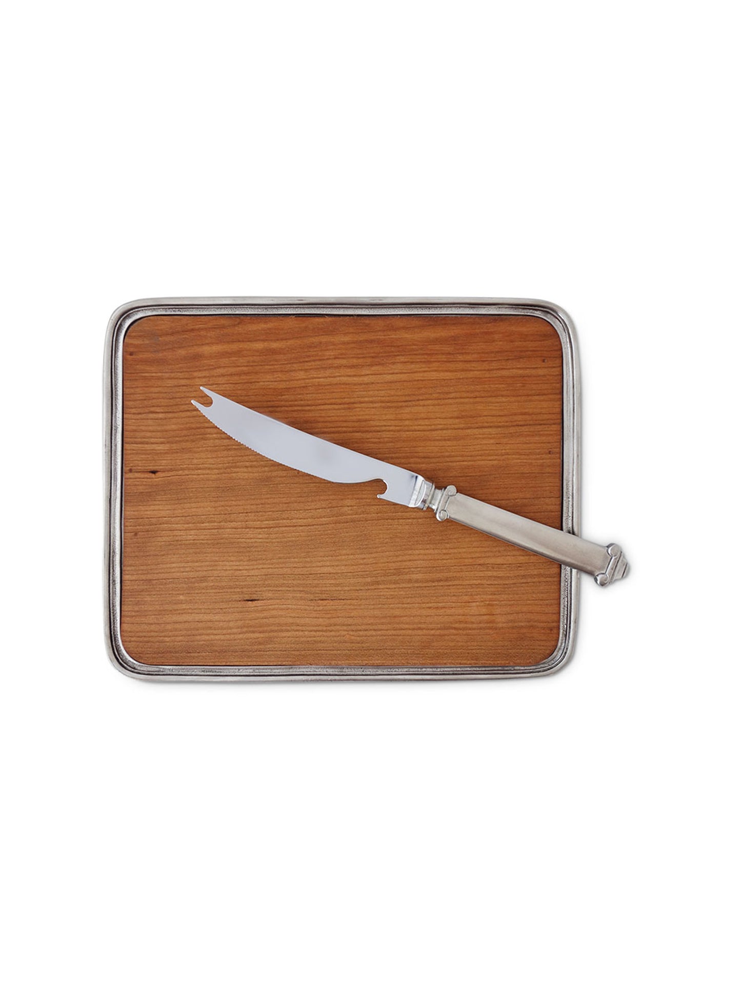 MATCH Pewter Bar Tray with Bar Knife Weston Table